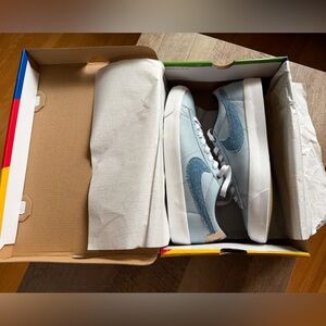 Nike Kids Light Blue Sneakers